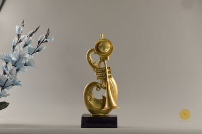 Musical Instrument Showpiece - Trumpet - The Gharnish - A Unit of Satkala Creations