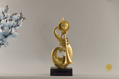 Musical Instrument Showpiece - Trumpet - The Gharnish - A Unit of Satkala Creations