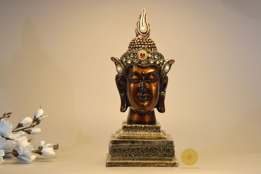Meditative Buddha Figurine Accent - The Gharnish - A Unit of Satkala Creations