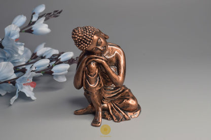 Resting Buddha figurine by TheGharnish, detailed gods showpiece with serene expression and intricate craftsmanship.
