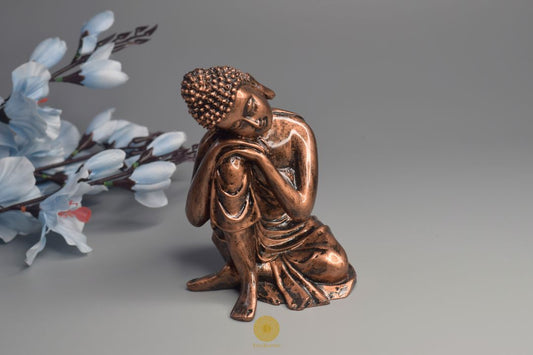 Resting Buddha figurine by TheGharnish, detailed gods showpiece with serene expression and intricate craftsmanship.