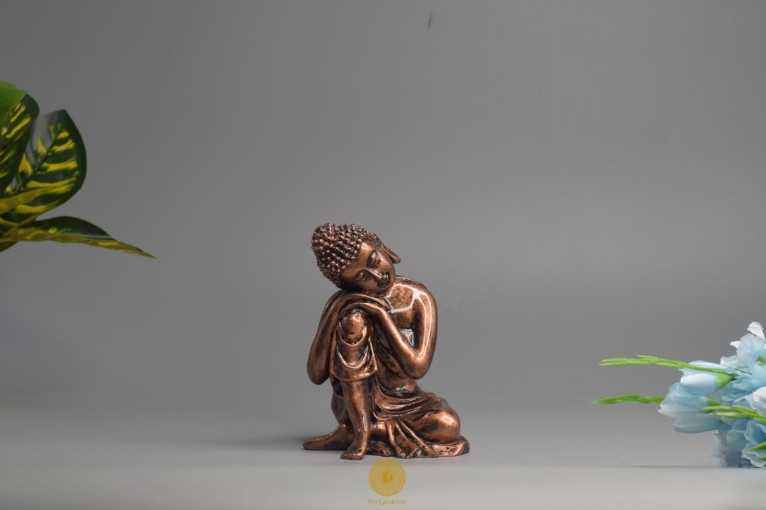 Resting Buddha figurine by TheGharnish, a serene gods showpiece with detailed craftsmanship, perfect for spiritual decor.