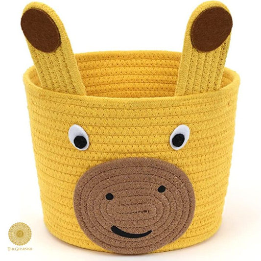 Cotton Rope Multipurpose Basket - The Gharnish - A Unit of Satkala Creations