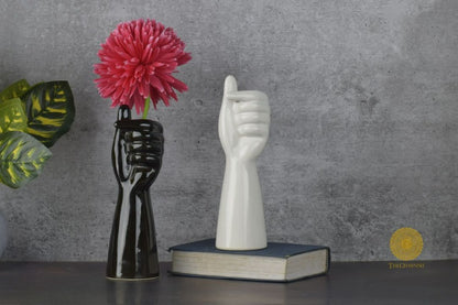 Creative Set of Hands Vase - The Gharnish - A Unit of Satkala Creations