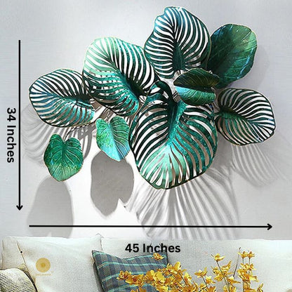 Creative handmade metallic wall art by TheGharnish, 45x34 inches, featuring intricate designs and a shiny, artistic finish.