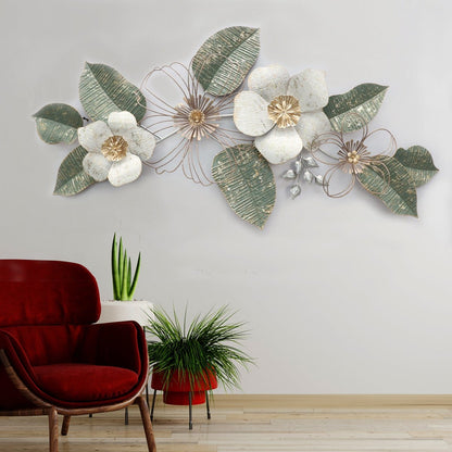Soothing Flower Wall Affair - 48 x 24 Inches - The Gharnish - A Unit of Satkala Creations