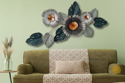 Splendid Palmero Flower Wall Art by TheGharnish, 48x21 inches, featuring vibrant floral design for decorative wall accents.