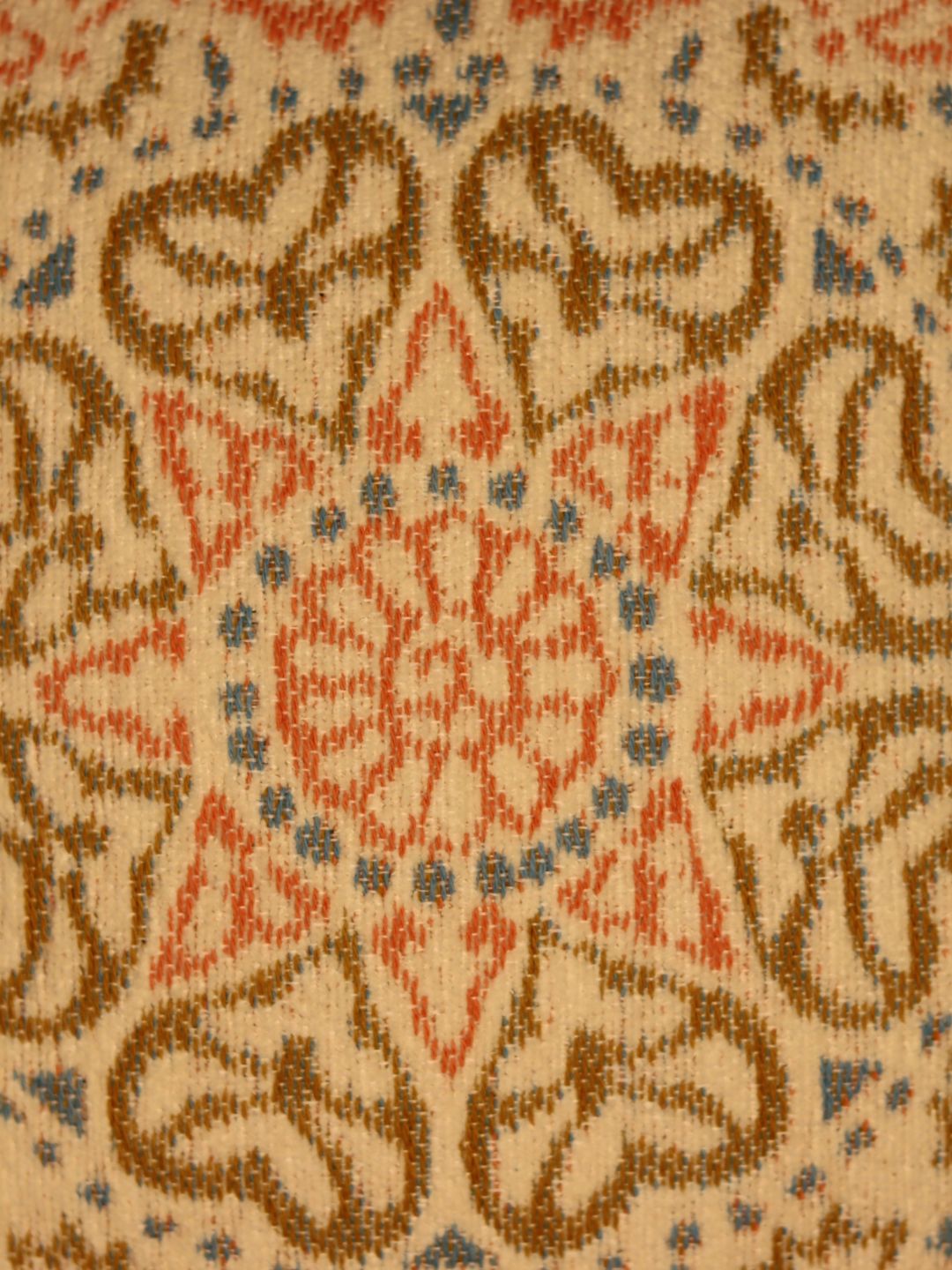 Pure Cotton Multicolor Hanblocked Cushion Cover with Tussels - The Gharnish - A Unit of Satkala Creations