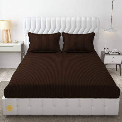 Strip Fitted Bedsheet or Mattress Cover