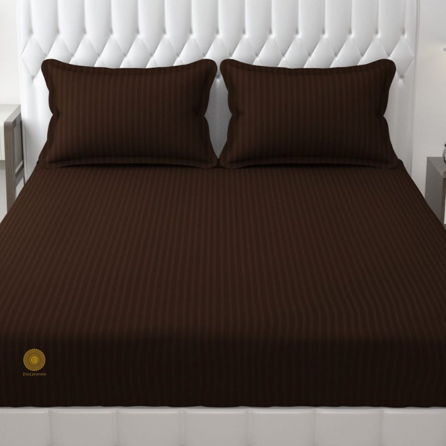 Strip Fitted Bedsheet or Mattress Cover