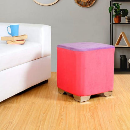 Ottoman Cushion Stool - Violet