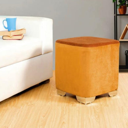 Ottoman Cushion Stool - Brown