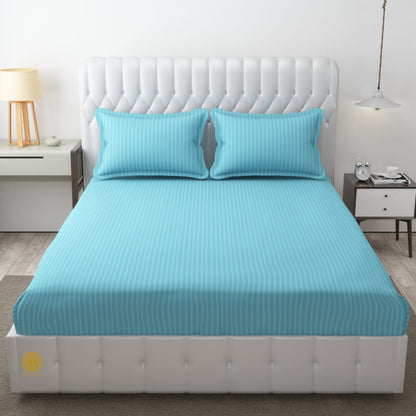 Strip Fitted Bedsheet or Mattress Cover