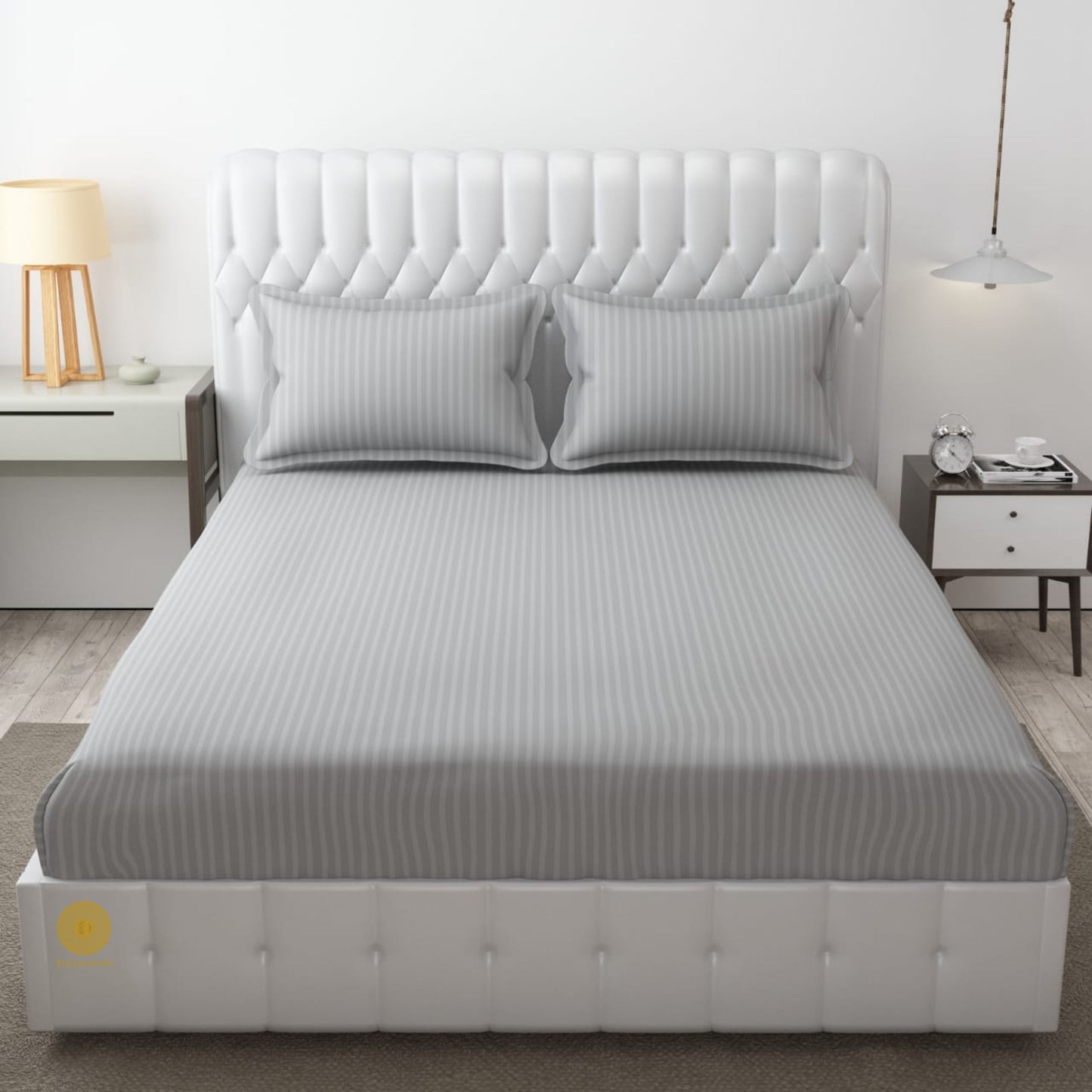 Strip Fitted Bedsheet or Mattress Cover