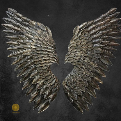 2 Metallic Wings (18 x 40 Inches) - The Gharnish - A Unit of Satkala Creations