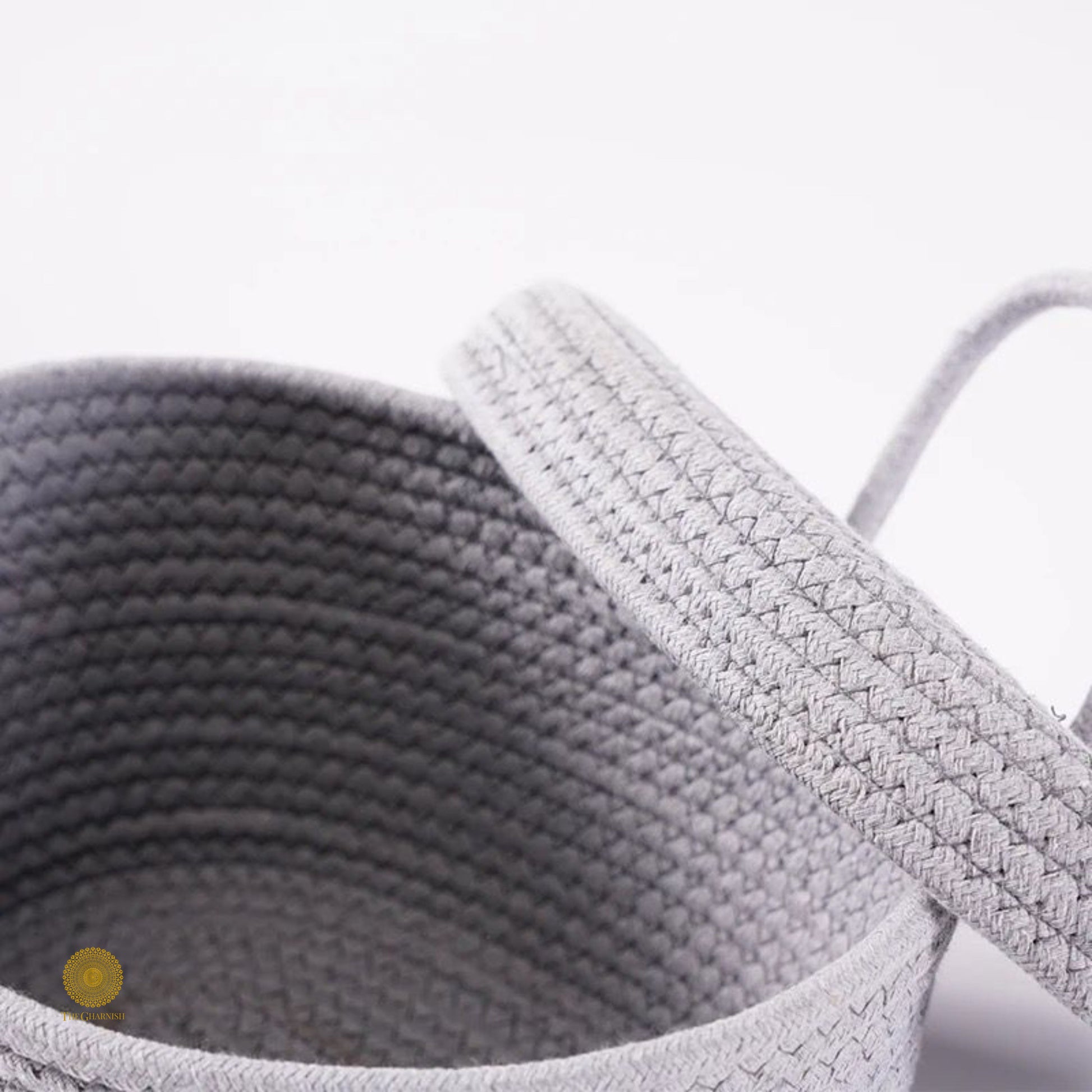 Oval Jute Multipurpose Basket - The Gharnish - A Unit of Satkala Creations