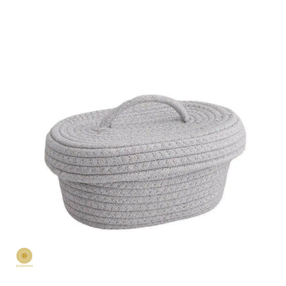 Oval Jute Multipurpose Basket - The Gharnish - A Unit of Satkala Creations