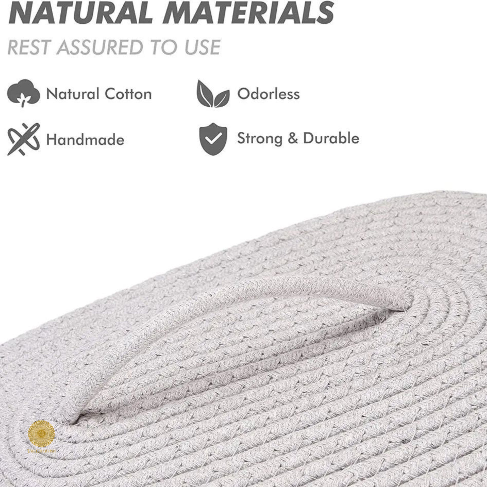Oval Jute Multipurpose Basket - The Gharnish - A Unit of Satkala Creations
