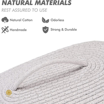 Oval Jute Multipurpose Basket - The Gharnish - A Unit of Satkala Creations