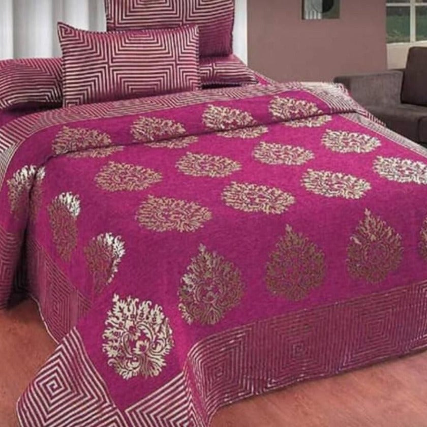 Chennile Premium Bedsheet - The Gharnish - A Unit of Satkala Creations