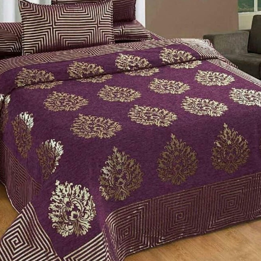 Chennile Premium Bedsheet - The Gharnish - A Unit of Satkala Creations