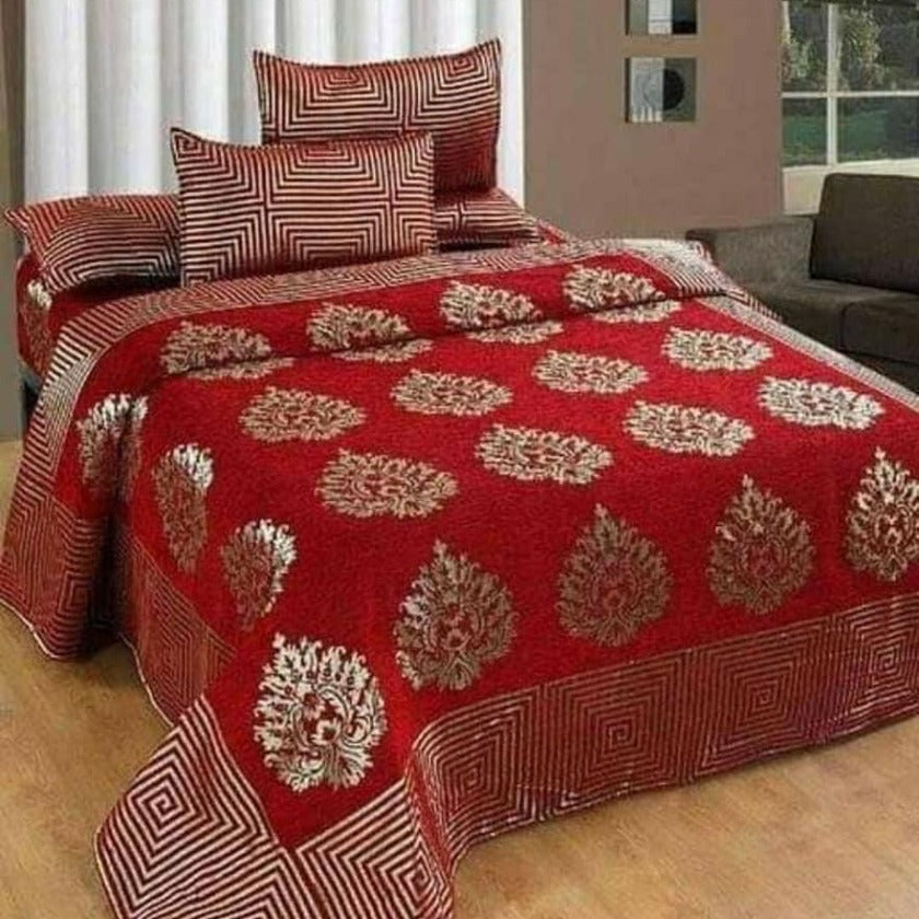 Chennile Premium Bedsheet - The Gharnish - A Unit of Satkala Creations