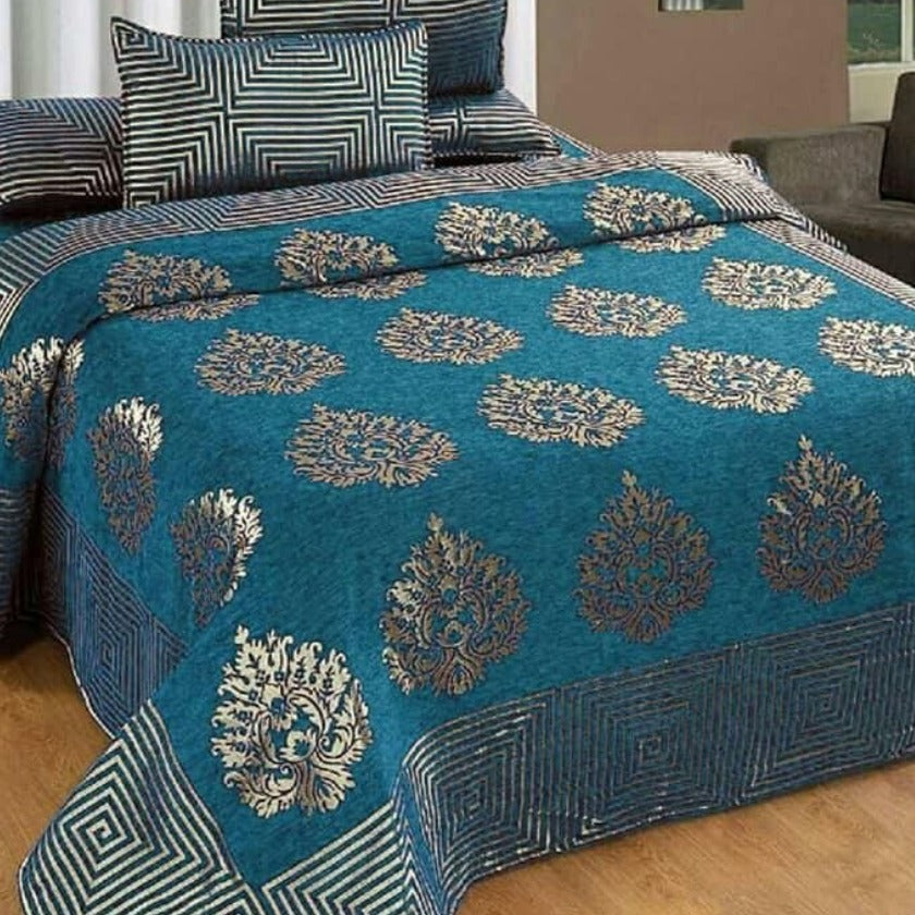 Chennile Premium Bedsheet - The Gharnish - A Unit of Satkala Creations