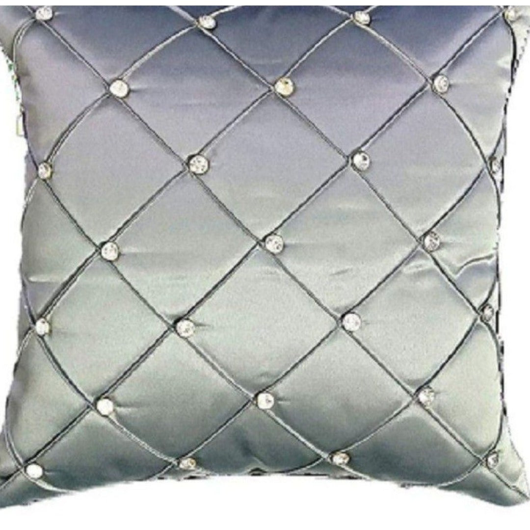 Pearl and Beaded Cushion Covers - Set of 5 - The Gharnish - A Unit of Satkala Creations