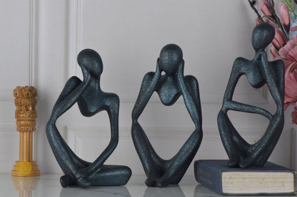 Modern Ladies abstract resin sculpture figurine by TheGharnish, featuring sleek, artistic design in a contemporary style.
