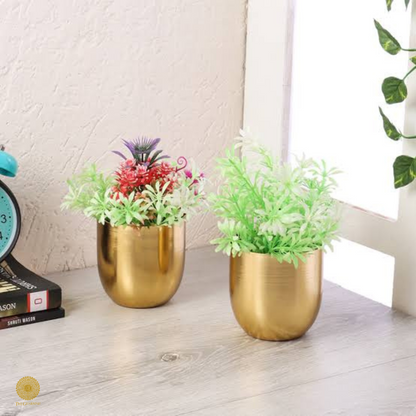 Table Top Metal Planter - The Gharnish - A Unit of Satkala Creations