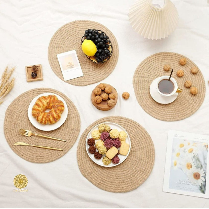 Dinning Table Mat Set of 6 - The Gharnish - A Unit of Satkala Creations