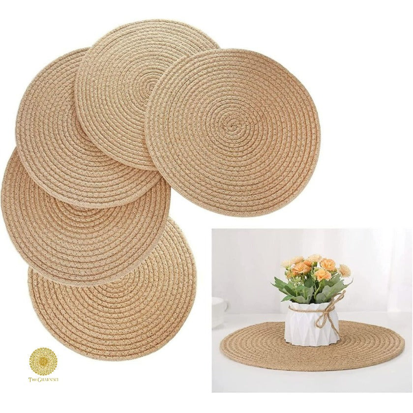 Dinning Table Mat Set of 6 - The Gharnish - A Unit of Satkala Creations