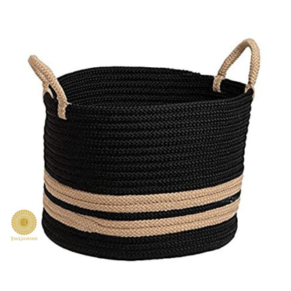 Natural rope multipurpose storage basket, 10x10 inches by TheGharnish, ideal for organizing household items.