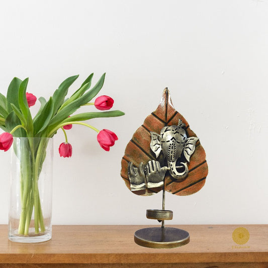 Antique Paan Ganesh Diya - The Gharnish - A Unit of Satkala Creations
