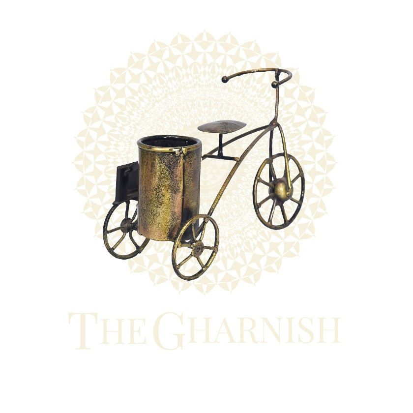Antique Cycle Pen Stand - The Gharnish - A Unit of Satkala Creations