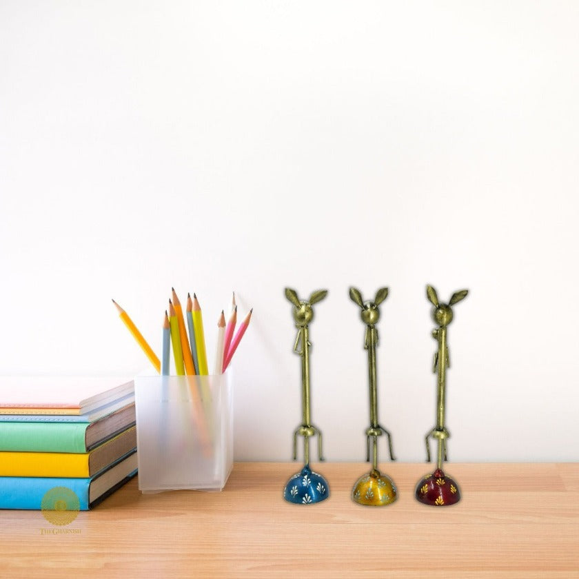 Antique Rabbit Musician Table Decor - The Gharnish - A Unit of Satkala Creations