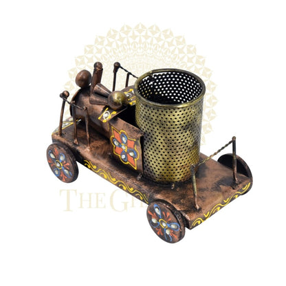 Antique Railway Engine Pen Stand - The Gharnish - A Unit of Satkala Creations