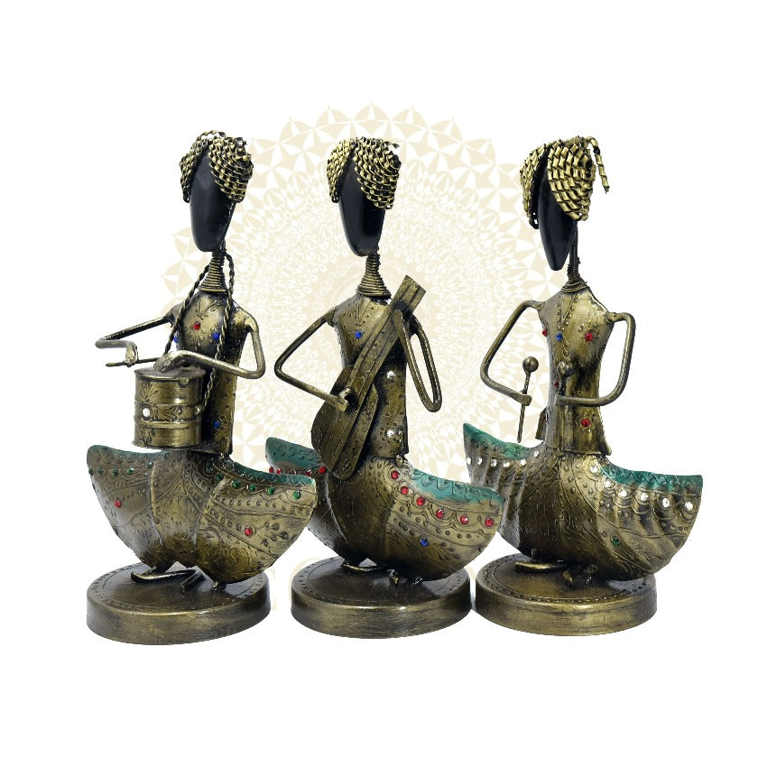 Antique Turra Musician Table Decor - The Gharnish - A Unit of Satkala Creations