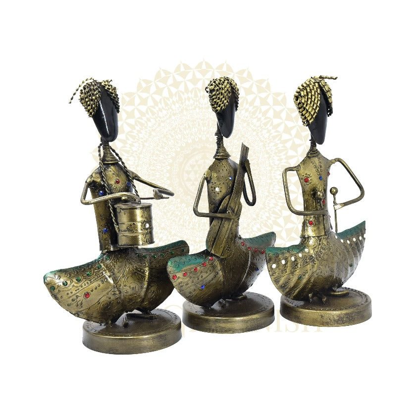 Antique Turra Musician Table Decor - The Gharnish - A Unit of Satkala Creations