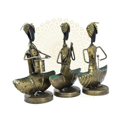 Antique Turra Musician Table Decor - The Gharnish - A Unit of Satkala Creations