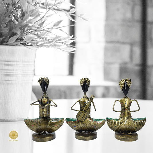 Antique Turra Musician Table Decor - The Gharnish - A Unit of Satkala Creations