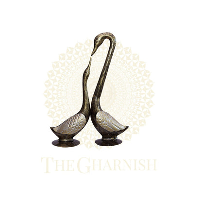 Magnus Pair of Antique Duck - The Gharnish - A Unit of Satkala Creations