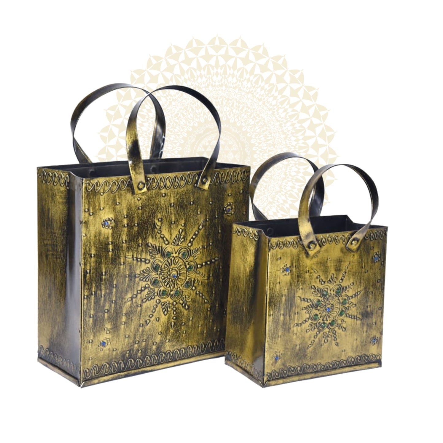 Metal Bag Showpiece - The Gharnish - A Unit of Satkala Creations