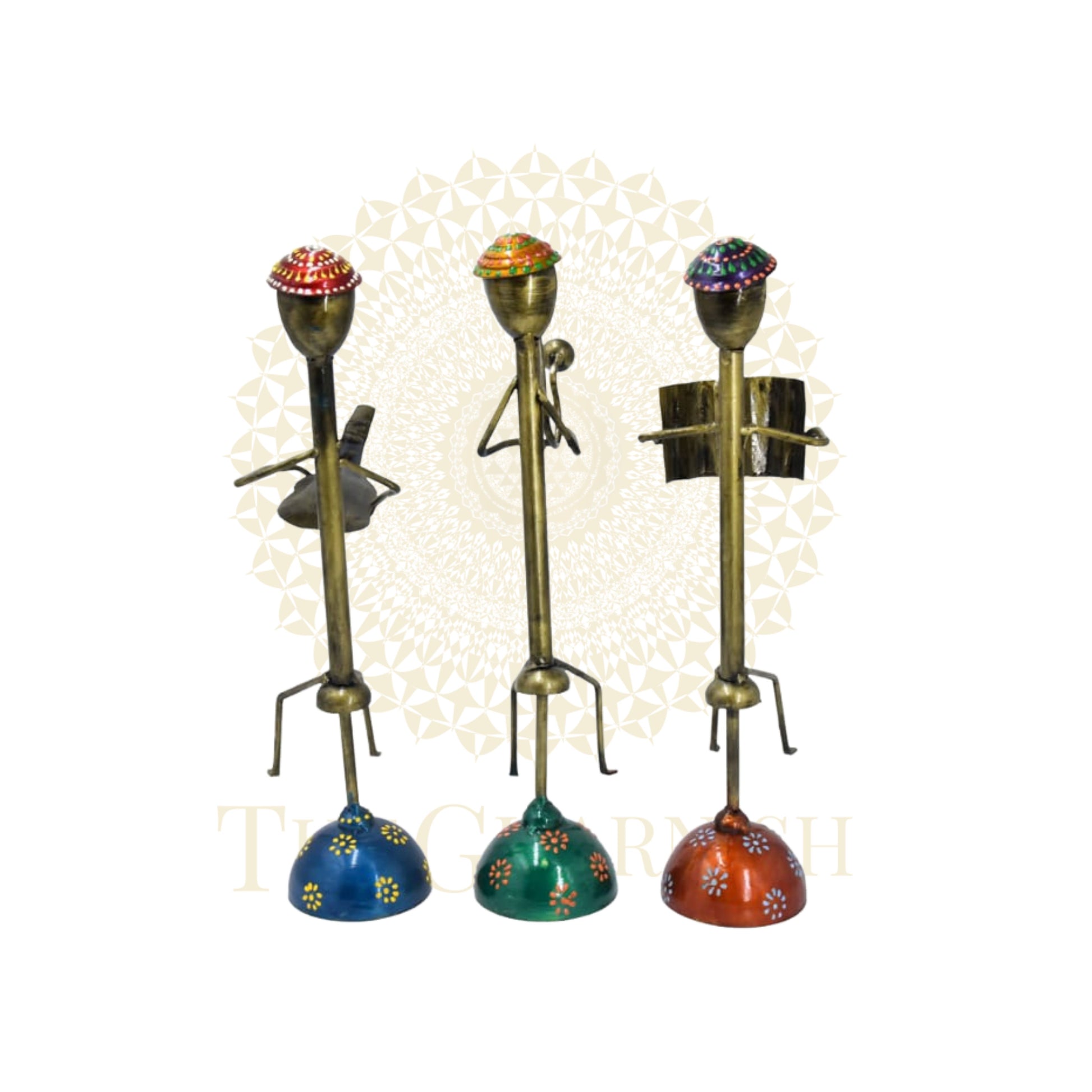 Multicolor Antique Musician with Topi - The Gharnish - A Unit of Satkala Creations