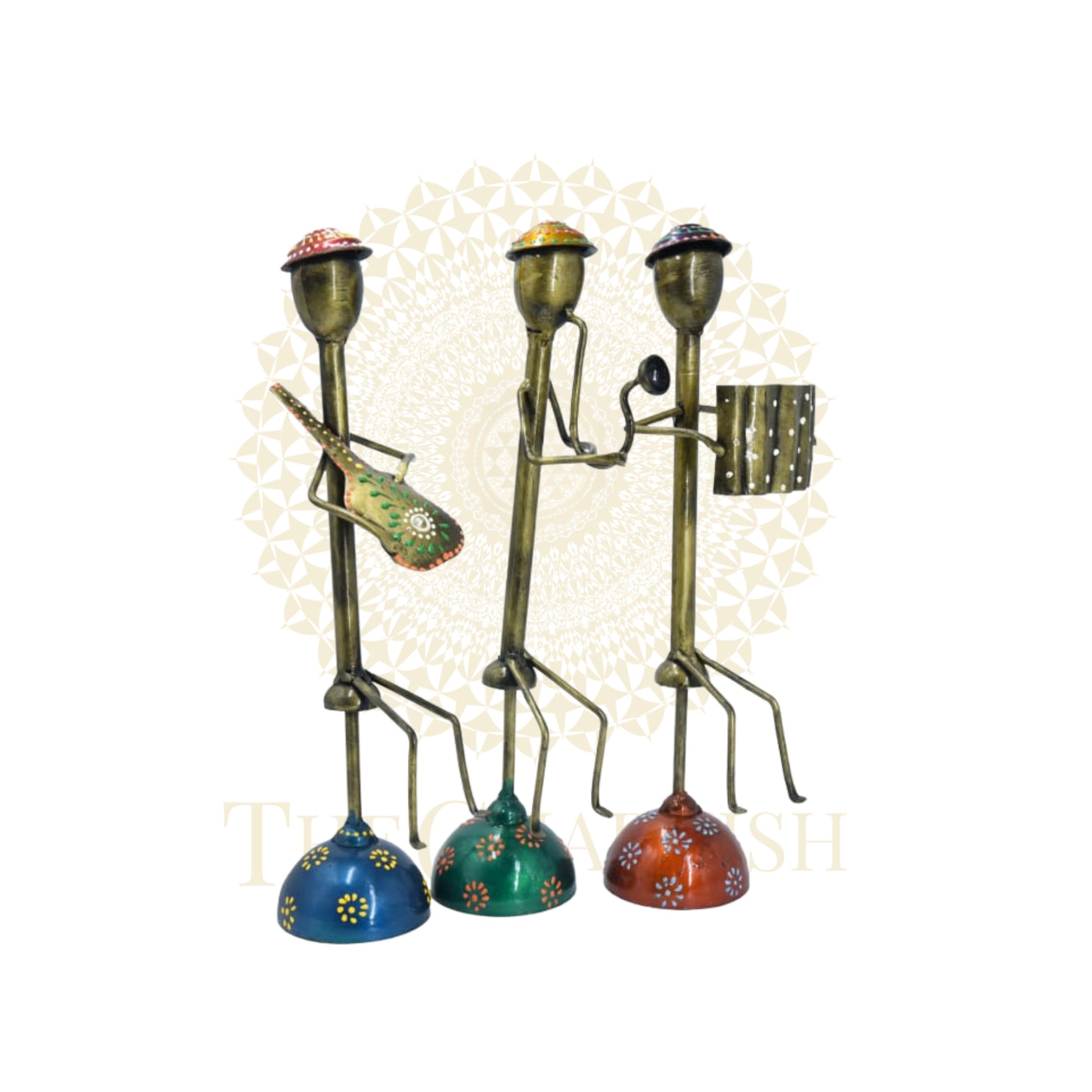 Multicolor Antique Musician with Topi - The Gharnish - A Unit of Satkala Creations