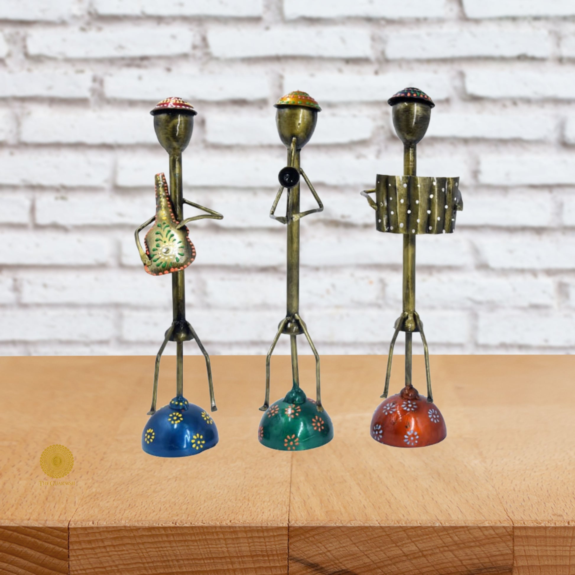 Multicolor Antique Musician with Topi - The Gharnish - A Unit of Satkala Creations