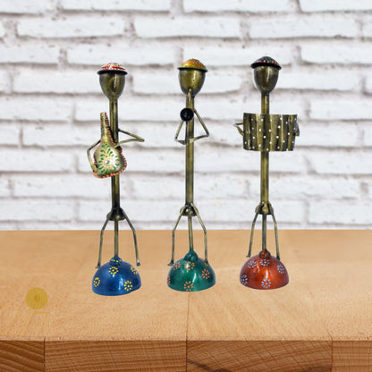 Multicolor Antique Musician with Topi - The Gharnish - A Unit of Satkala Creations