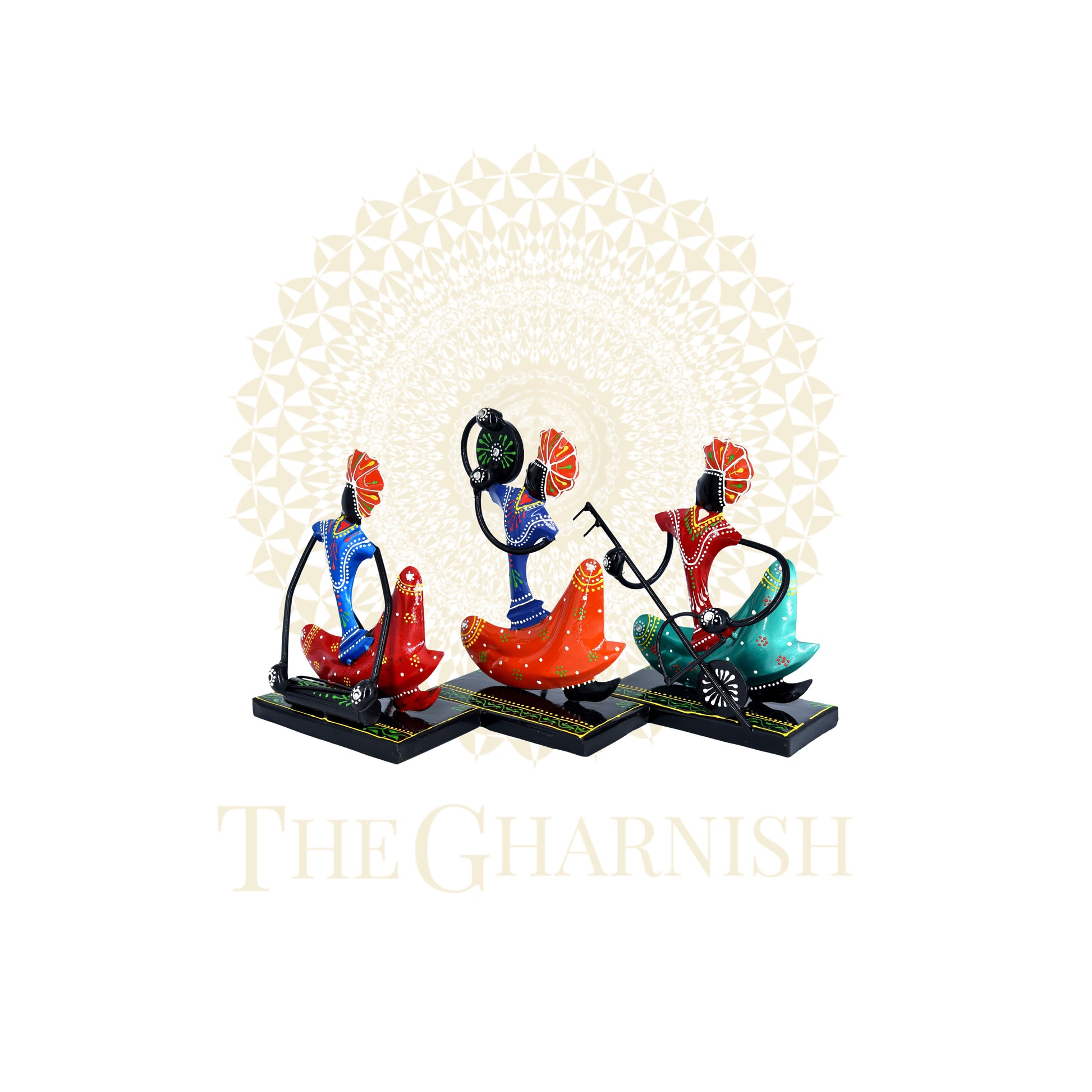 Nagpuri Black Musician Antique Piece - The Gharnish - A Unit of Satkala Creations