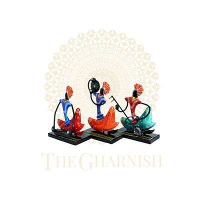 Nagpuri Black Musician Antique Piece - The Gharnish - A Unit of Satkala Creations