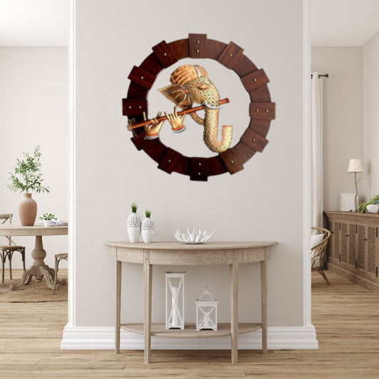 Metallic Wall Art Ganesha Ring - The Gharnish - A Unit of Satkala Creations